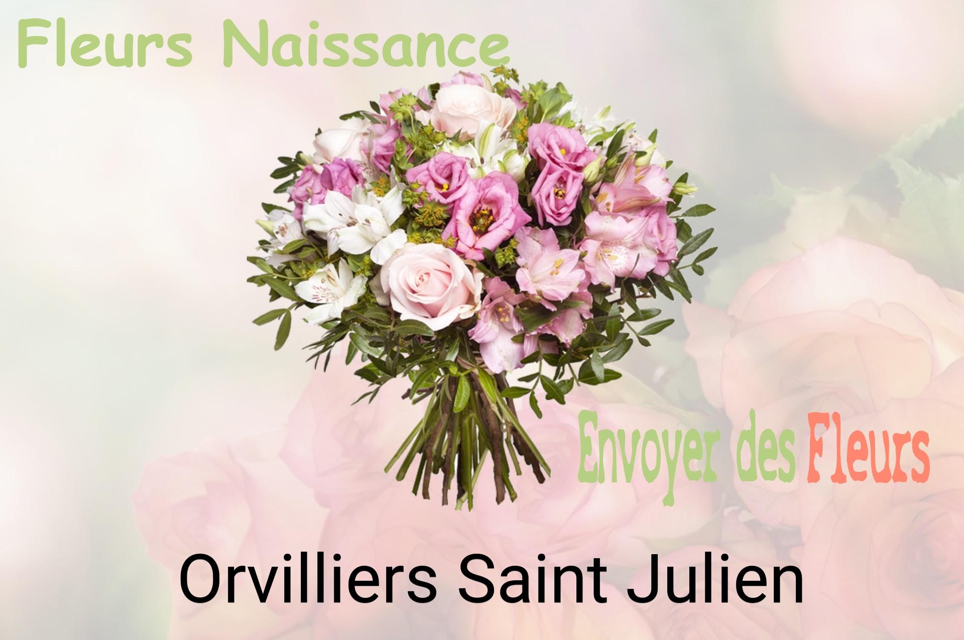 Bouquet de fleurs de naissance livré à Orvilliers-Saint-Julien