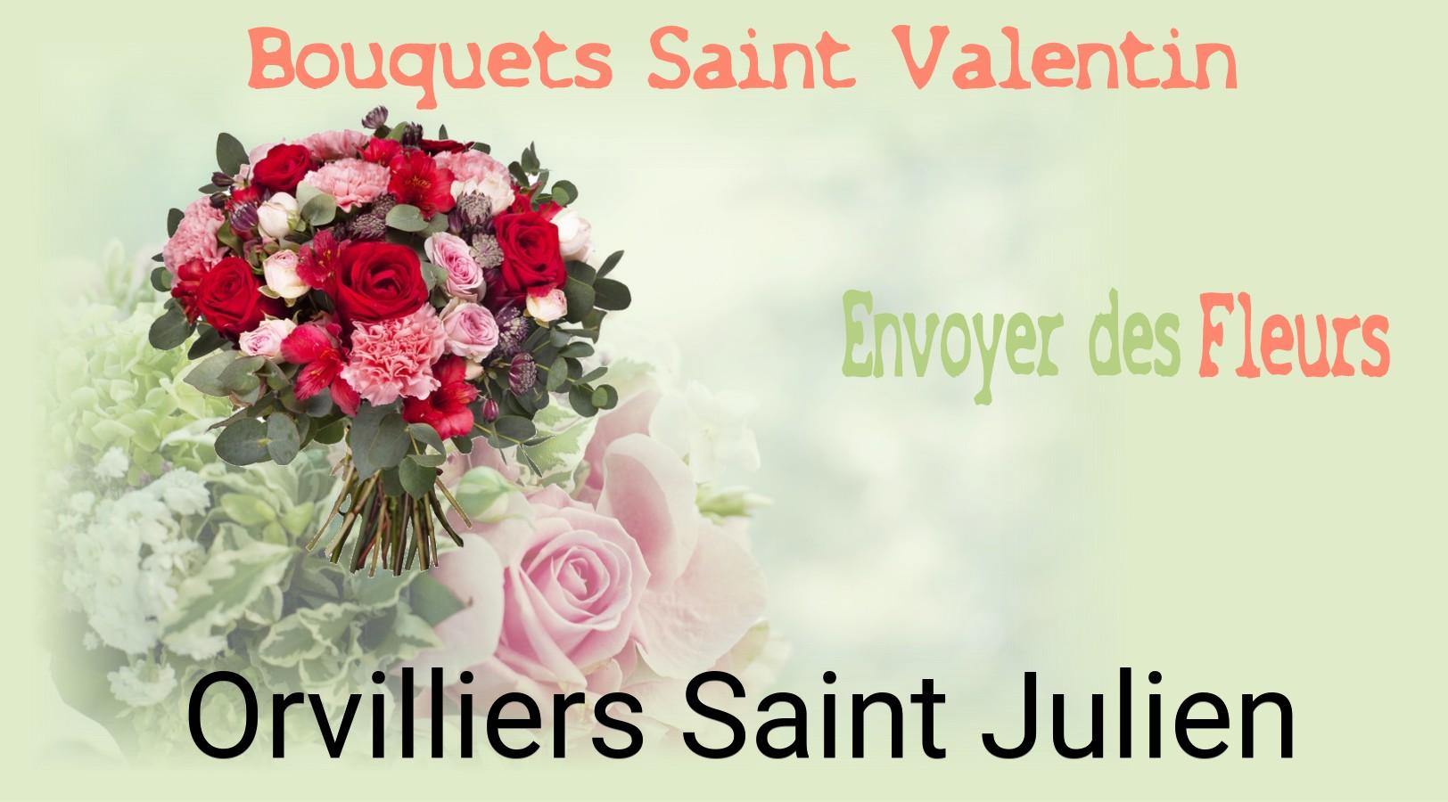 Roses de Saint-Valentin livrées à Orvilliers-Saint-Julien